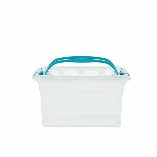 Whitefurze Carry Box With Handles 7 Litre Clear 3 Whitefurze Carry Box With Handles 7 Litre Clear