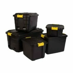 Strata Heavy Duty Storage Box With Wheels 75 Litre Pack Of 3 11 Strata Heavy Duty Storage Box With Wheels 75 Litre Pack Of 3 -office furniture shop 0161306331 5