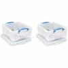 Really Useful Storage Box 18 Litre Pack Of 2 -office furniture shop 0164400005 4