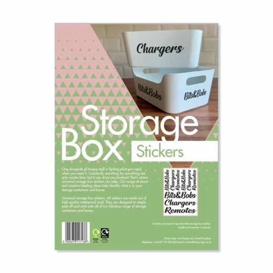 Storage Stickers Bits And Bobs 4 Storage Stickers Bits And Bobs - Image 2