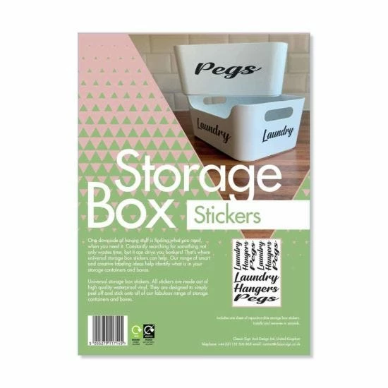 Storage Stickers Laundry 4 Storage Stickers Laundry - Image 2