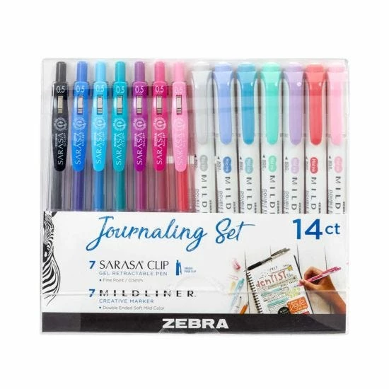 Zebra Mildliner And Sarasa Clip Journaling Set 3 Zebra Mildliner And Sarasa Clip Journaling Set