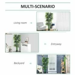 180cm Indoor Artificial Bamboo Plant -office furniture shop 0909070042 5