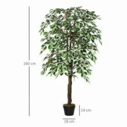 160cm Artificial Ficus Tree -office furniture shop 0909070049 7