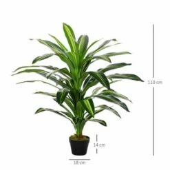 110 Cm Artificial Dracaena Plant 18 110 Cm Artificial Dracaena Plant -office furniture shop 0909070050 7