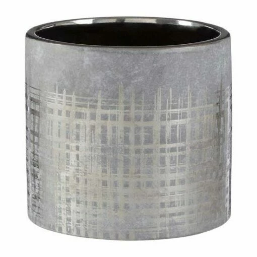 Interiors By PH Large Crosshatch Ceramic Planter 3 Interiors By PH Large Crosshatch Ceramic Planter -office furniture shop 0909080001