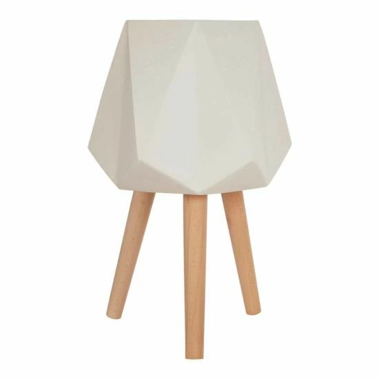 Interiors By PH Large Multi-Faceted Planter White 4 Interiors By PH Large Multi-Faceted Planter White - Image 2