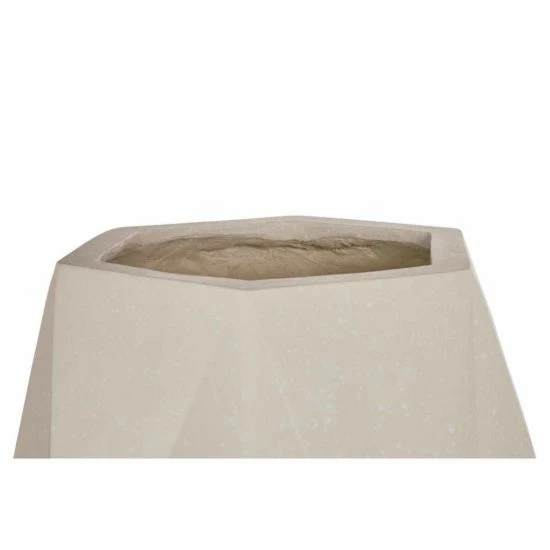 Interiors By PH Large Multi-Faceted Planter White 5 Interiors By PH Large Multi-Faceted Planter White - Image 3
