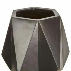 Interiors By PH Large Multi-Faceted Planter Black -office furniture shop 0909080004 2