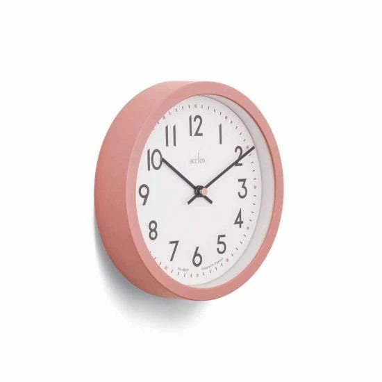 Acctim Elstow Pink Wall Clock 4 Acctim Elstow Pink Wall Clock - Image 2