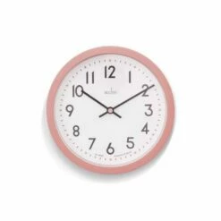 Acctim Elstow Pink Wall Clock