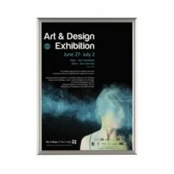 Metroplan BusyGrip Aluminium Snap Poster Frame A0 -office furniture shop 0999700024