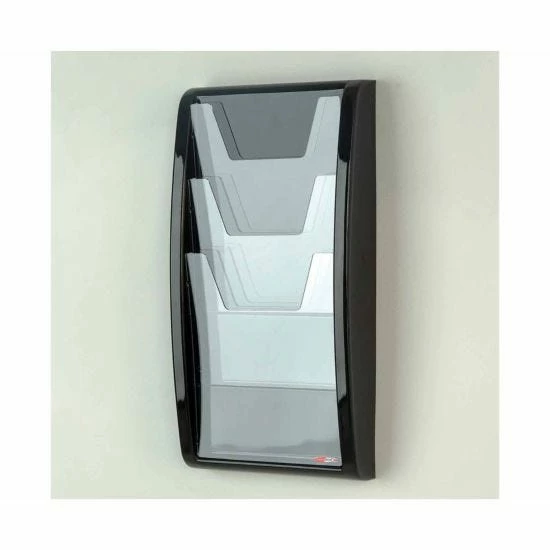 Metroplan Panorama Wall Mounted Leaflet Dispenser 3 X A4 5 Metroplan Panorama Wall Mounted Leaflet Dispenser 3 X A4 - Image 3