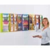 Metroplan Panorama Wall Mounted Leaflet Dispenser 6 X A4 -office furniture shop 0999700055 1