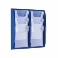 Metroplan Panorama Wall Mounted Leaflet Dispenser 6 X A4 -office furniture shop 0999700056