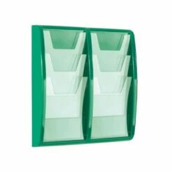 Metroplan Panorama Wall Mounted Leaflet Dispenser 6 X A4 -office furniture shop 0999700057