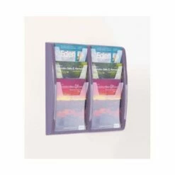 Metroplan Panorama Wall Mounted Leaflet Dispenser 6 X A4 -office furniture shop 0999700059
