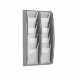 Metroplan Panorama Wall Mounted Leaflet Dispenser 8 X A5 -office furniture shop 0999700068