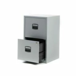 Bisley Metal Filing Cabinet 2 Drawer A4 H670xW410xD400mm 14 Bisley Metal Filing Cabinet 2 Drawer A4 H670xW410xD400mm -office furniture shop 1010010408 1