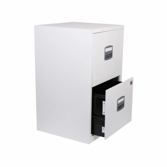 Bisley Metal Filing Cabinet 2 Drawer A4 6 Bisley Metal Filing Cabinet 2 Drawer A4 - Image 4