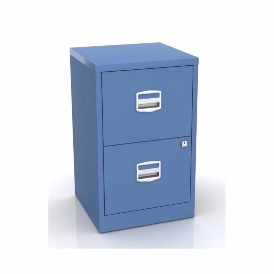 Bisley Metal Filing Cabinet 2 Drawer A4 10 Bisley Metal Filing Cabinet 2 Drawer A4 - Image 8