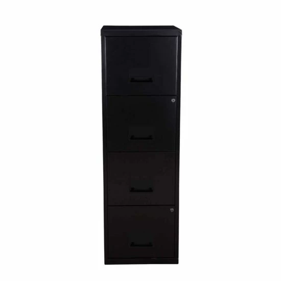 Pierre Henry A4 4 Drawer Maxi Filing Cabinet Black 3 Pierre Henry A4 4 Drawer Maxi Filing Cabinet Black