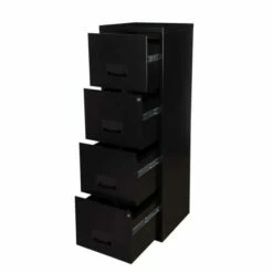 Pierre Henry A4 4 Drawer Maxi Filing Cabinet Black 12 Pierre Henry A4 4 Drawer Maxi Filing Cabinet Black -office furniture shop 1010090019 4 1