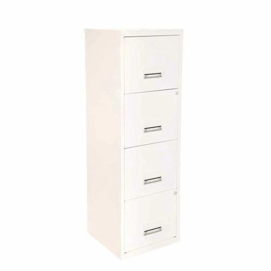 Pierre Henry A4 4 Drawer Maxi Filing Cabinet Bright White 4 Pierre Henry A4 4 Drawer Maxi Filing Cabinet Bright White - Image 2
