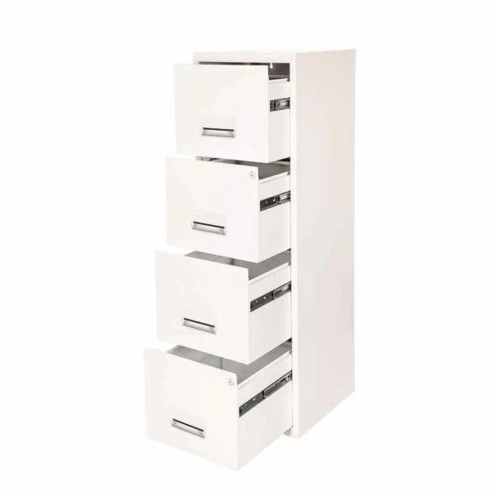 Pierre Henry A4 4 Drawer Maxi Filing Cabinet Bright White 7 Pierre Henry A4 4 Drawer Maxi Filing Cabinet Bright White - Image 5