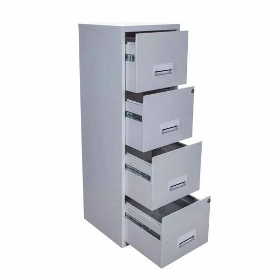 Pierre Henry 4 Drawers Maxi Filing Cabinet Silver 7 Pierre Henry 4 Drawers Maxi Filing Cabinet Silver - Image 5