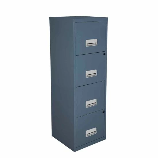 Pierre Henry A4 4 Drawer Maxi Filing Cabinet Dark Grey 5 Pierre Henry A4 4 Drawer Maxi Filing Cabinet Dark Grey - Image 3