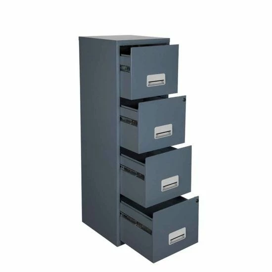 Pierre Henry A4 4 Drawer Maxi Filing Cabinet Dark Grey 7 Pierre Henry A4 4 Drawer Maxi Filing Cabinet Dark Grey - Image 5