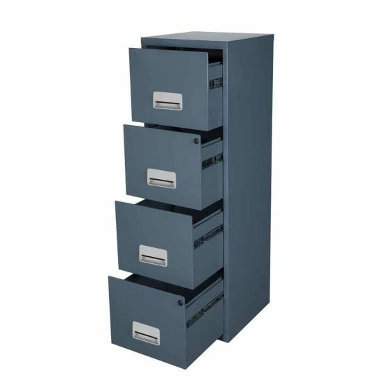 Pierre Henry A4 4 Drawer Maxi Filing Cabinet Dark Grey 8 Pierre Henry A4 4 Drawer Maxi Filing Cabinet Dark Grey - Image 6