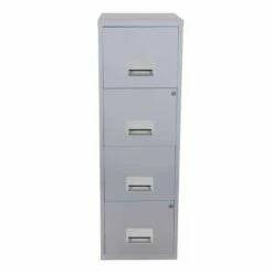 Pierre Henry A4 4 Drawer Maxi Filing Cabinet Grey