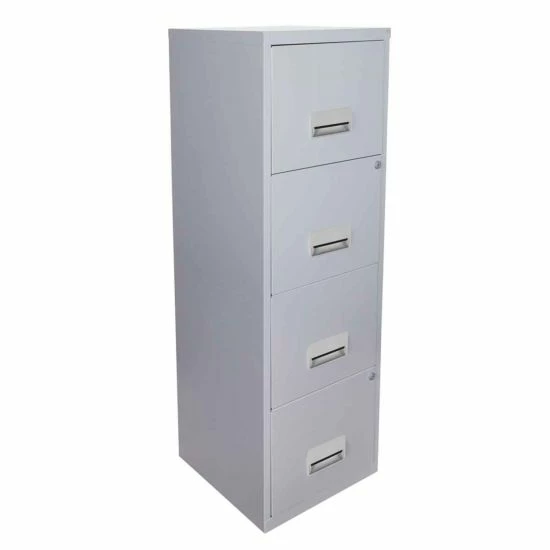 Pierre Henry A4 4 Drawer Maxi Filing Cabinet Grey 4 Pierre Henry A4 4 Drawer Maxi Filing Cabinet Grey - Image 2