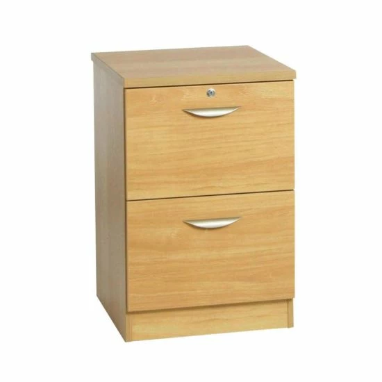R White Filing Cabinet 2 Drawer B-2DF H728xW479xD540mm 6 R White Filing Cabinet 2 Drawer B-2DF H728xW479xD540mm - Image 4