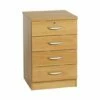 R White Pedestal Unit 4 Drawer B-4DU H728xW479xD540mm -office furniture shop 1020729060