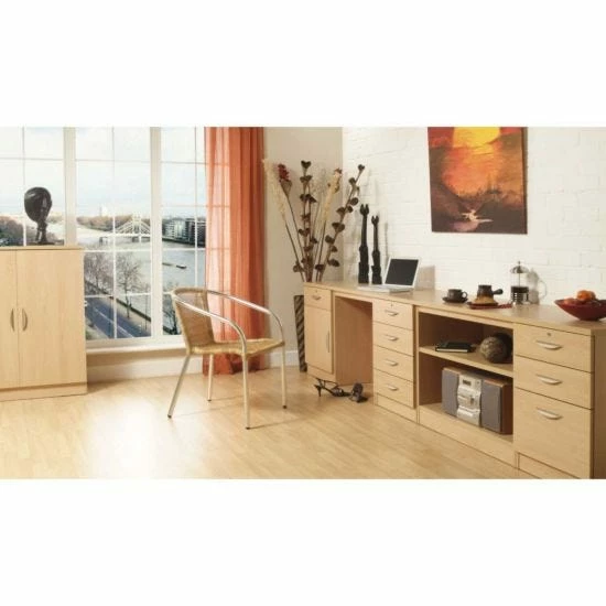 R White Pedestal Unit 4 Drawer B-4DU H728xW479xD540mm 5 R White Pedestal Unit 4 Drawer B-4DU H728xW479xD540mm - Image 3