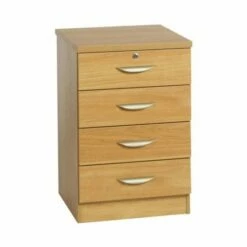R White Pedestal Unit 4 Drawer B-4DU H728xW479xD540mm 17 R White Pedestal Unit 4 Drawer B-4DU H728xW479xD540mm -office furniture shop 1020729068