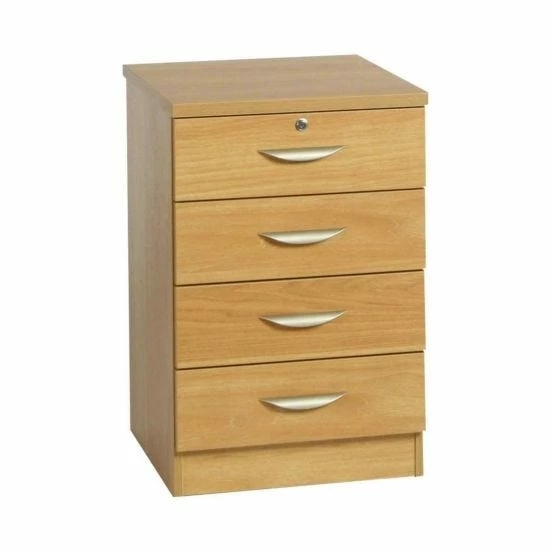 R White Pedestal Unit 4 Drawer B-4DU H728xW479xD540mm 8 R White Pedestal Unit 4 Drawer B-4DU H728xW479xD540mm - Image 6