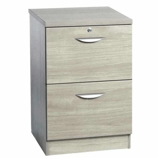 R White Filing Cabinet 2 Drawer B-2DF H728xW479xD540mm 8 R White Filing Cabinet 2 Drawer B-2DF H728xW479xD540mm - Image 6