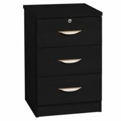 R White Audio Visual Unit 3 Drawer B-3AV H728xW479xD540mm -office furniture shop 1020800111