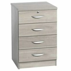 R White Pedestal Unit 4 Drawer B-4DU H728xW479xD540mm 19 R White Pedestal Unit 4 Drawer B-4DU H728xW479xD540mm -office furniture shop 1020800122
