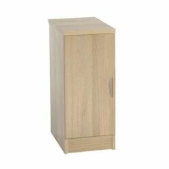 R White Narrow Cupboard B-C30 H728xW300xD540mm -office furniture shop 1020800135