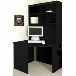 R White Corner Desk With Overshelving 15 R White Corner Desk With Overshelving -office furniture shop 1020800154 1