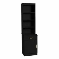 R White Unit With Lockable Drawer And Overshelving -office furniture shop 1020800160