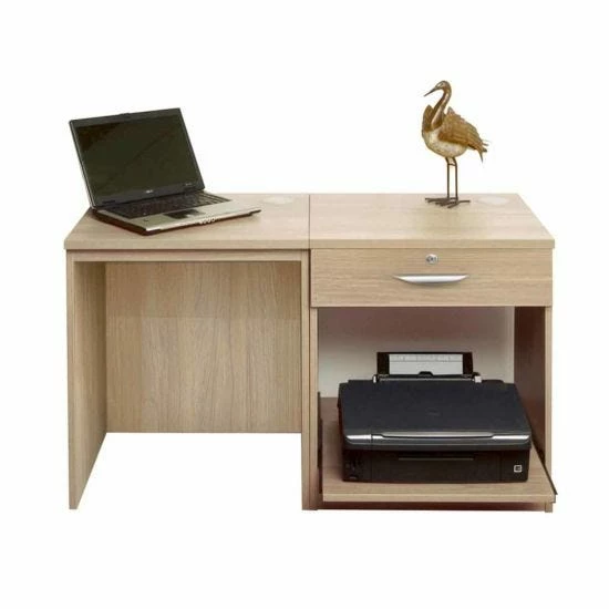 R White Home Office Desk Set With Drawer 11 R White Home Office Desk Set With Drawer - Image 9