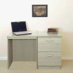 R White Home Office Desk Set With Two Drawers 15 R White Home Office Desk Set With Two Drawers -office furniture shop 1020800217 1