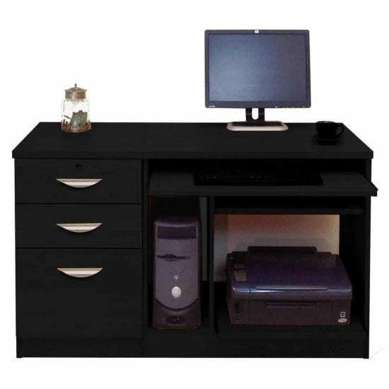 R White Home Office Computer Desk With Three Drawers 8 R White Home Office Computer Desk With Three Drawers - Image 6