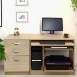 R White Home Office Computer Desk With Three Drawers 21 R White Home Office Computer Desk With Three Drawers -office furniture shop 1020800225 1